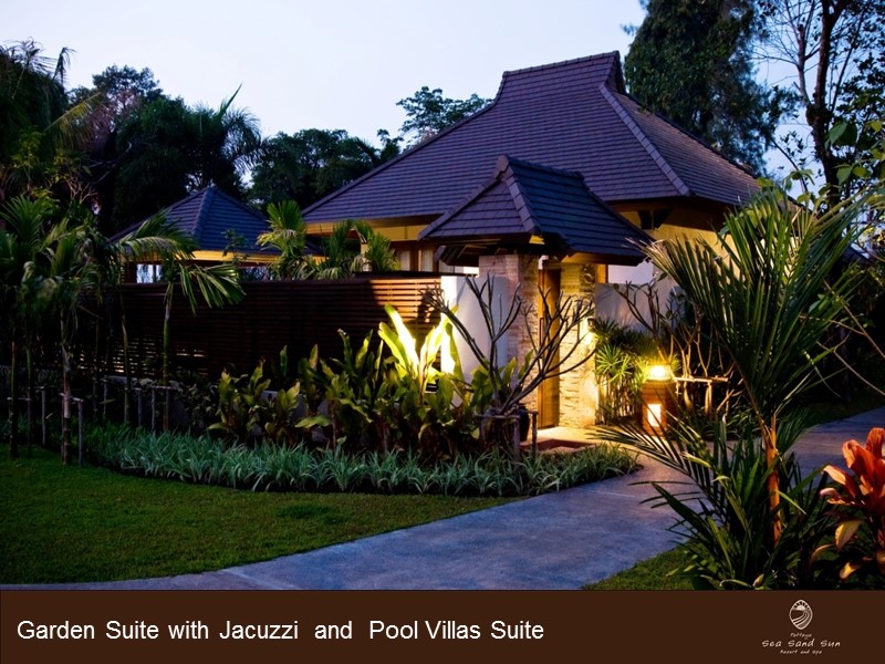 Garden Suite with Jacuzzi  and  Pool Villas Suite